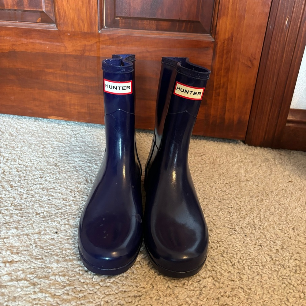 Hunter Short Glossy Rain Boots
